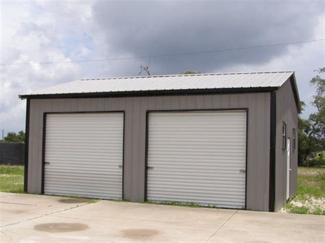 Metal Garage Vertical Roof W X L X H Side Entry