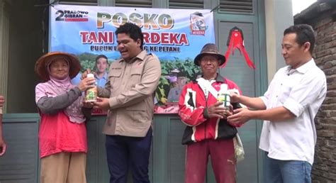 Di Jateng Sudah Terbentuk Posko Tani Merdeka Untuk Pemenangan