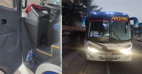 Cusco Secuestran Y Asaltan A Pasajero De Bus Interprovincial Que