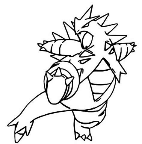 Tyranitar Coloring Pages Coloring Pages