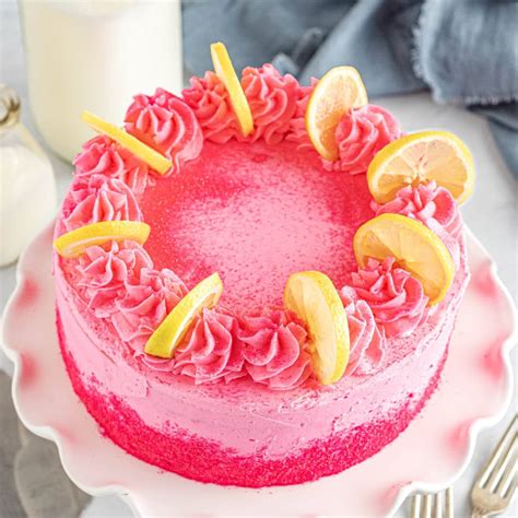 Pink Lemonade Birthday Cake