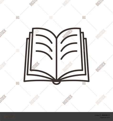 Book Icon Template Vector And Photo Free Trial Bigstock