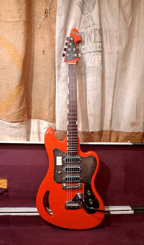 Kimberly Teisco Et 320 1960s Orange Reverb