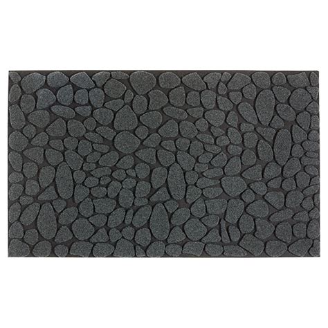 Outdoor Recycled Rubber Mat Dark Grey Fudgs1830 Réno Dépôt