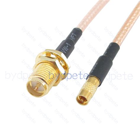 Mmcx Female To Rp Sma Female Reverse Polarity Rg Rg Cable