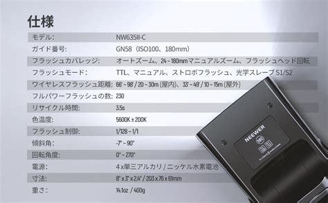 NEEWER 新版 NW635II C TTLカメラフラッシュキット軽量で持ち運びやすい neewerjapanのブログ