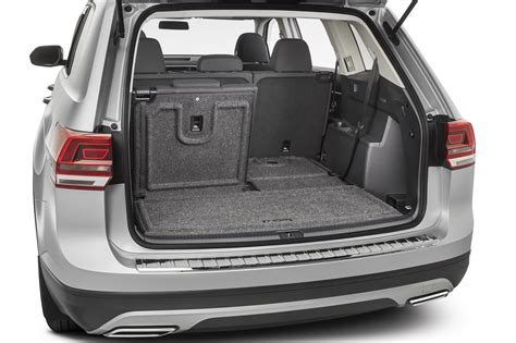 Volkswagen Atlas Heavy Duty Trunk Liner and Extended Seat Back Cover ...