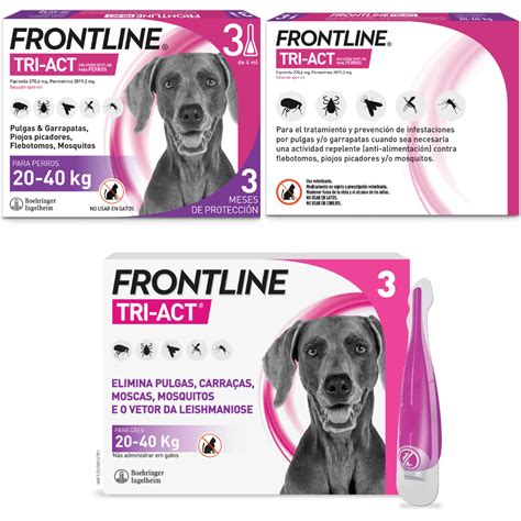 Frontline Pipetas Tri Act Soluci N Spot On Para Perros De Kg