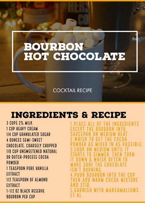 Bourbon Hot Chocolate Cleveland Whiskey Spice It Up