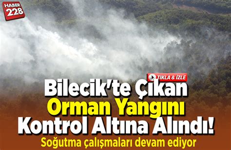 Bilecikte çıkan orman yangını kontrol altına alındı Bilecik Haber