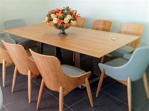 simple wooden dining table set designs in nigeria 2