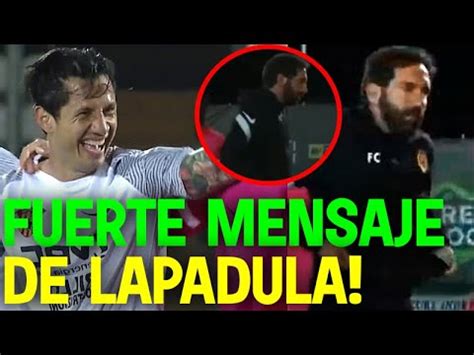 SELECCION PERUANA REFLEXIVO MENSAJE DE GIANLUCA LAPADULA TRAS GOL Y