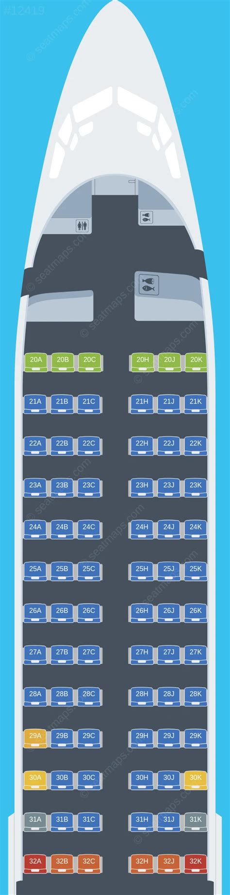 Seat Map Of Egyptair Boeing Aircraft