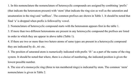 Heterocyclic And Organometallic Compounds Pptx