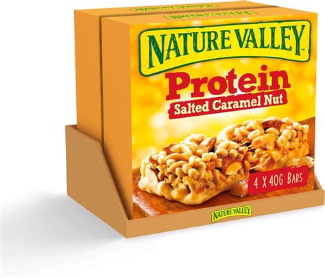 Nature Valley Protein Salted Caramel Nut Cereal Bars G Pack Of