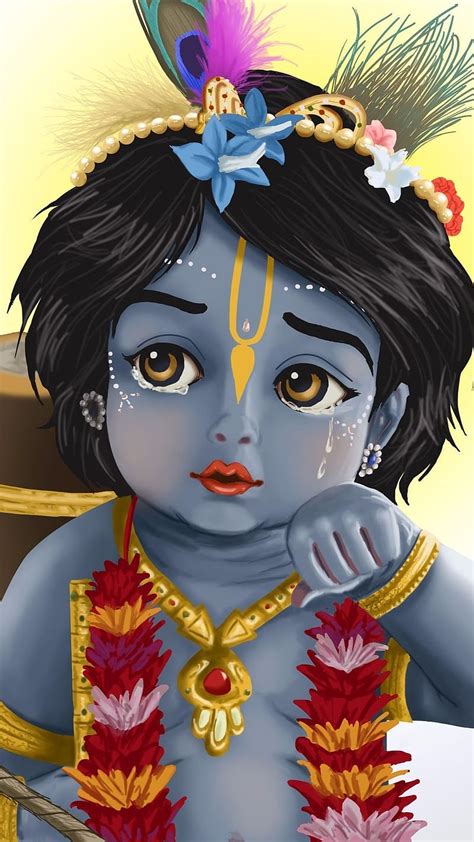 1920x1080px 1080p Free Download Lord Krishna Illustration Work