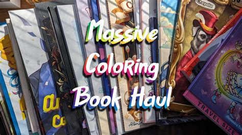 Massive Coloring Book Haul Feb 2024 YouTube