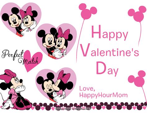 happy hour mom create   disney valentines day cards