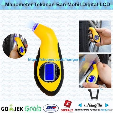 Jual Manometer Alat Pengukur Tekanan Ban Mobil Digital LCD Barometers