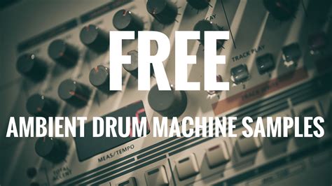 Free hybrid drum samples: 98 ambient electronic drum machine sounds | MusicRadar