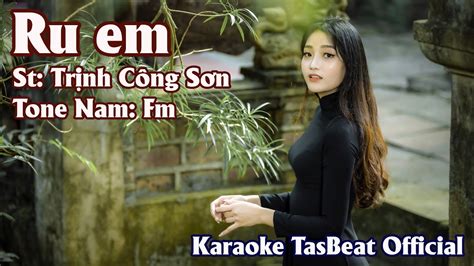 Karaoke Ru Em Tone Nam TAS BEAT YouTube