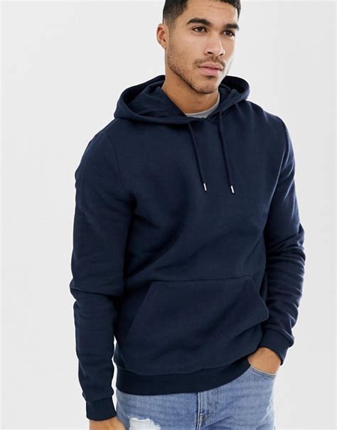 Navy Blue Hoodie For Men | Bofrike