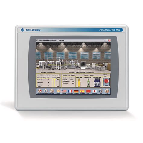 Panelview Plus Terminal Model Touch Screen Color