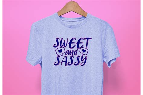 Sweet And Sassy Svg Vector Design Graphic By Sadiya Afrin · Creative Fabrica