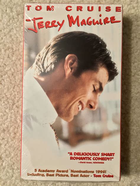 Jerry Maguire Vhs Tom Cruise Renee Zellweger Cameron Crowe Sealed