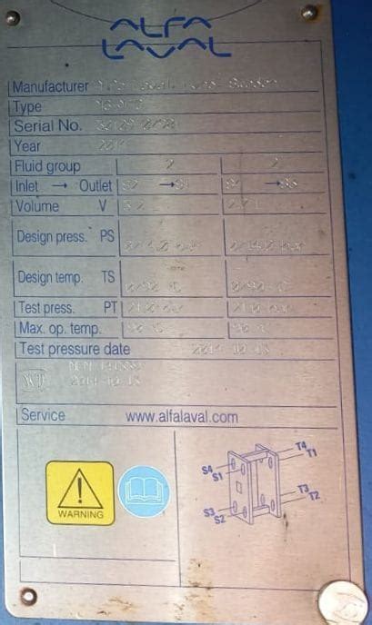 ALFA LAVAL M6 FG HEAT EXCHANGER