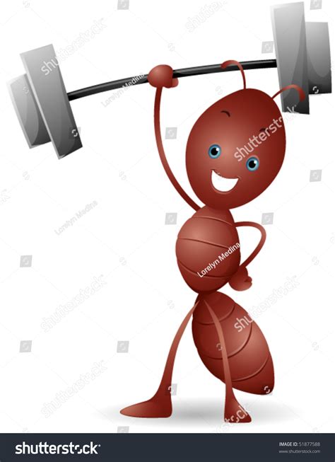 Strong Ant - Vector - 51877588 : Shutterstock