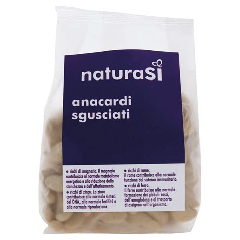 Anacardi Sgusciati G Naturas Agricoltura Biologica