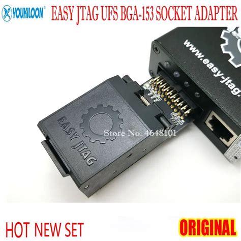 2023 original novo easyjtag fácil jtag ufs BGA 153 adaptador de soquete