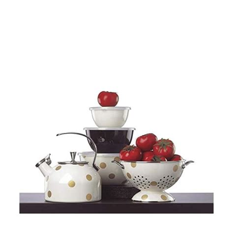 Kate Spade New York All In Good Taste Deco Dot Colander Strainer By Lenox The Home Kitchen Store