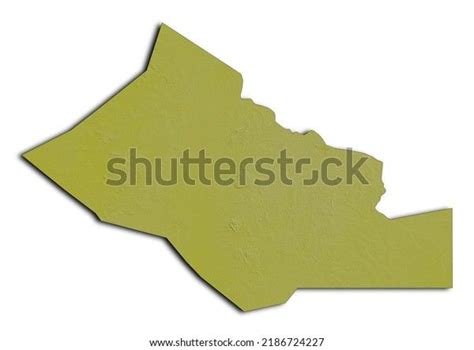 Kidal Region Mali Map Shaded Relief Stock Illustration 2186724227 ...