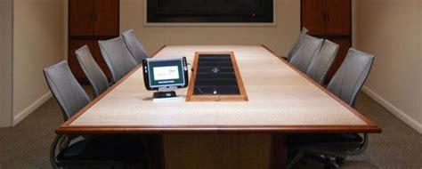 Conference Table Power And Data Options Paul Downs Cabinetmakets