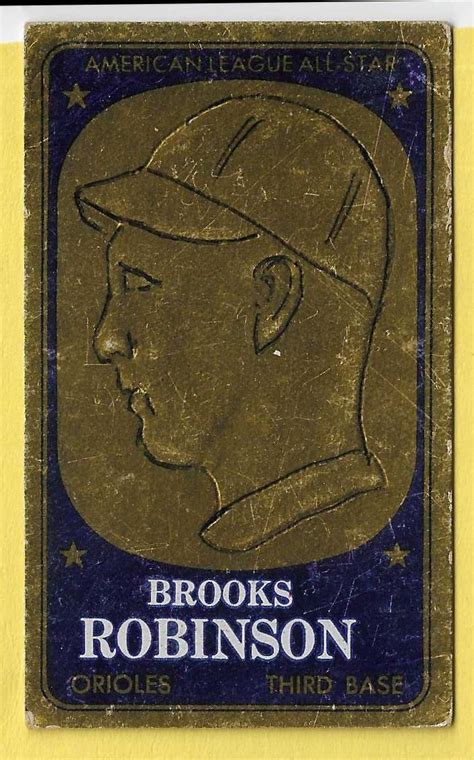 Topps Embossed Brooks Robinson Orioles Ebay