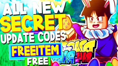 ALL NEW SECRET UPDATE CODES In DRAGON BALL RAGE CODES Roblox Dragon