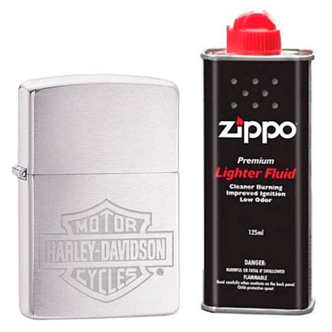 Isqueiro Zippo Classic Harley Davidson 200HD H199 Fluído Zippo 125ml