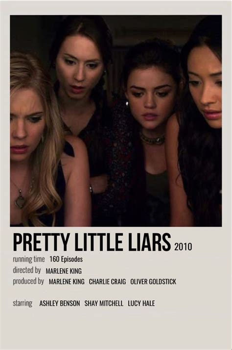 Pretty Little Liars In 2021 Pretty Little Liars Indie Movie Posters Movie Posters Minimalist