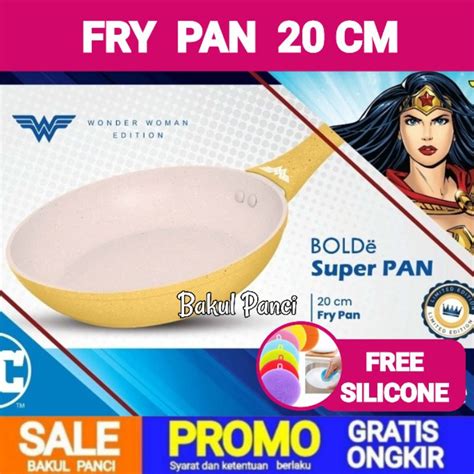 Jual BOLDe SUPER PAN WONDER WOMAN FRY PAN 20CM GRANITE COATING