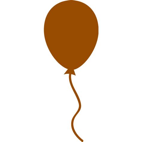 Brown Balloon Clipart