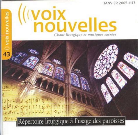 J Ai Vu Des Fleuves D Eau Vive Chant Liturgique Voix Nouvelles