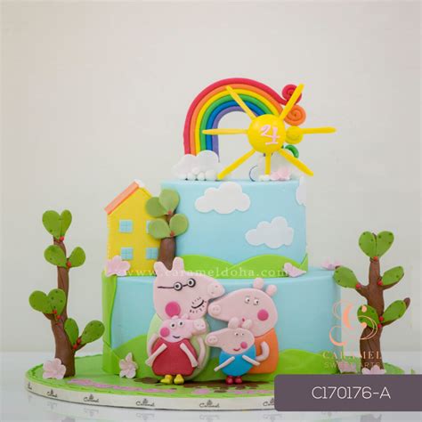 Peppa Pig Family Cake – Caramel Sweet Arts