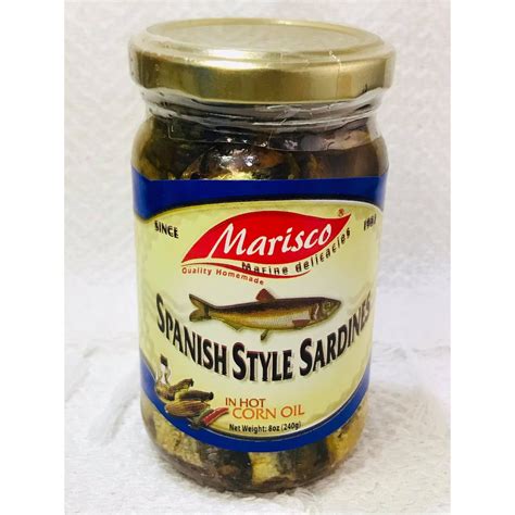 MARISCO Blue Spanish Style Sardines In Hot Corn Oil Shopee Philippines