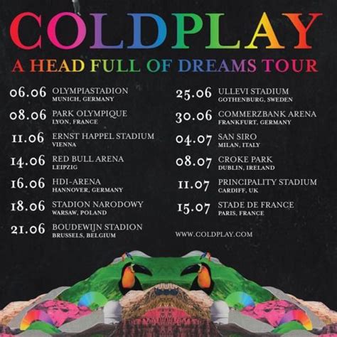 To All You European Coldplayers Coldplay Has Just Released The 2017