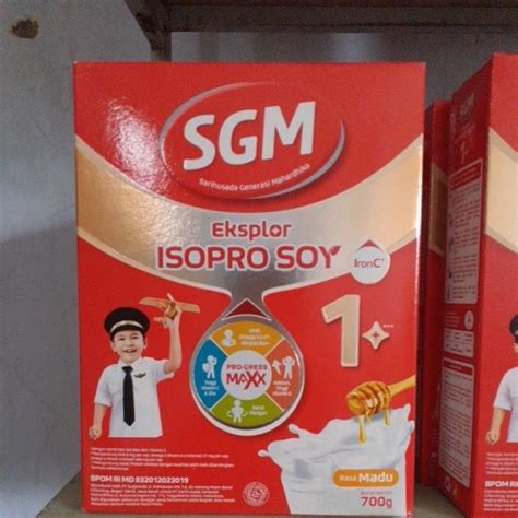 Jual SGM Soya Isopro Soy 1 Rasa Madu 700gr Shopee Indonesia