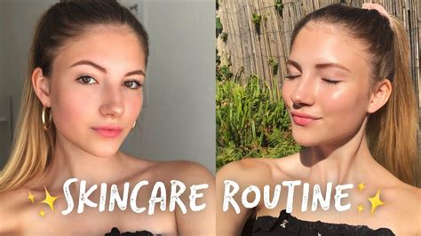 Skincare Routine 2018 How I Get Clear Glowy Skin Youtube