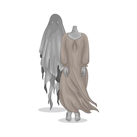 ghost figure illustration vectors illustrations