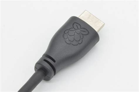 Official Raspberry Pi Micro Hdmi To Standard Hdmi Cable Bc Robotics